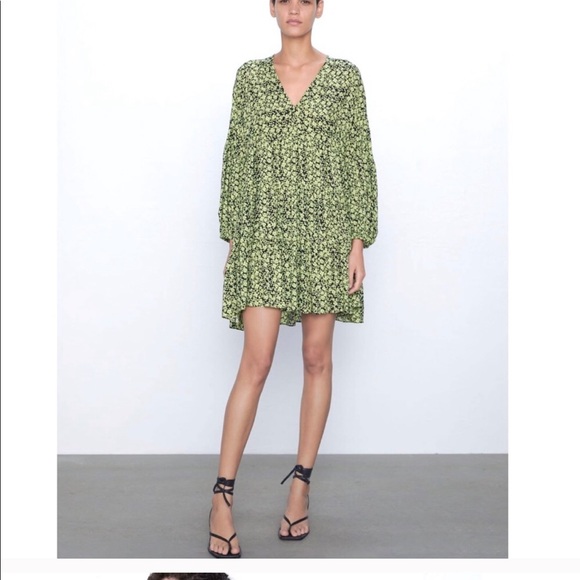 🍁HP🍁Zara Flowy Printed Dress - Picture 2 of 6